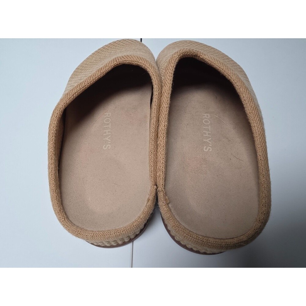 Rothy's The Hemp Casual Clog Women's Size 8 Flax Tan Slip-on No Box - Picture 4 of 8